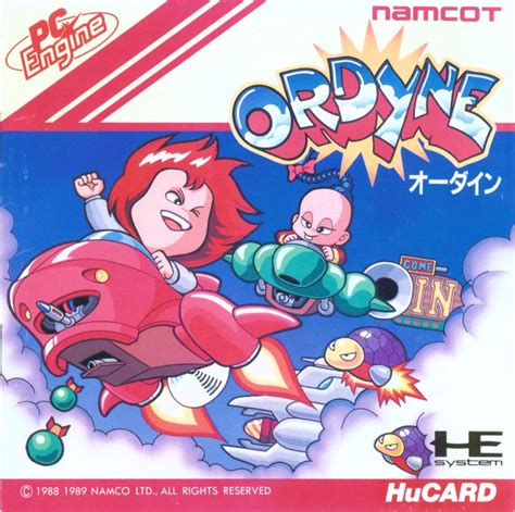 Ordyne 1989 Turbografx 16 Box Cover Art Mobygames