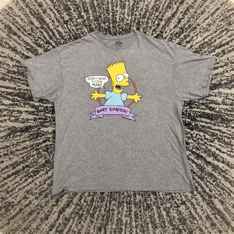 Vintage The Simpsons Bart Simpson Dont Have A Cow M Gem