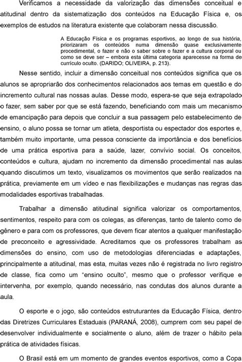 Os Desafios Da Escola Públicaparanaense Na Perspectiva Do Professor Pde