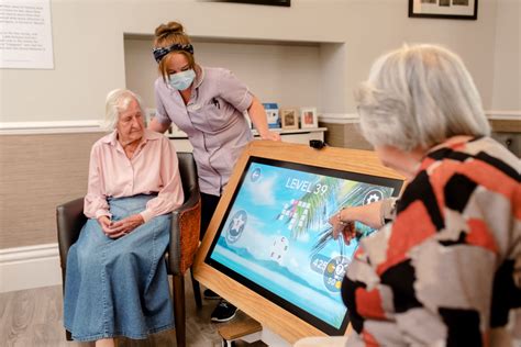 “magic” Table Brings New World Of Entertainment To Andover Nursing Home