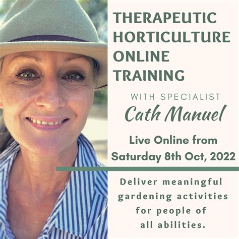 Therapeutic Horticulture Online Training 2022 Soil To Supper