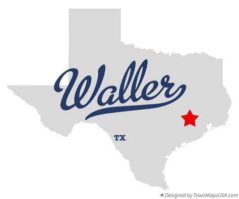 Map Of Waller Tx Texas