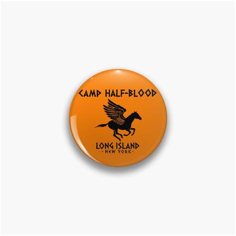 Camp Half Blood Logo Pin For Sale By Redcharparker Redbubble