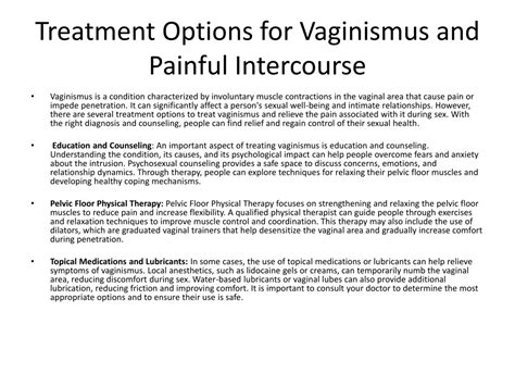 Ppt Vaginismus Painful Intercourse Treatment In Dubai Powerpoint Presentation Id