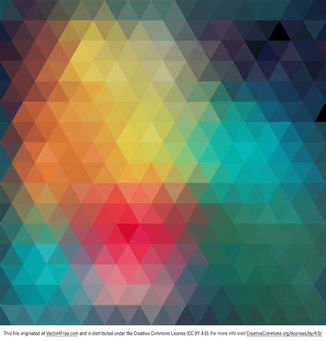 Geometric Colorful Abstract Background Vector