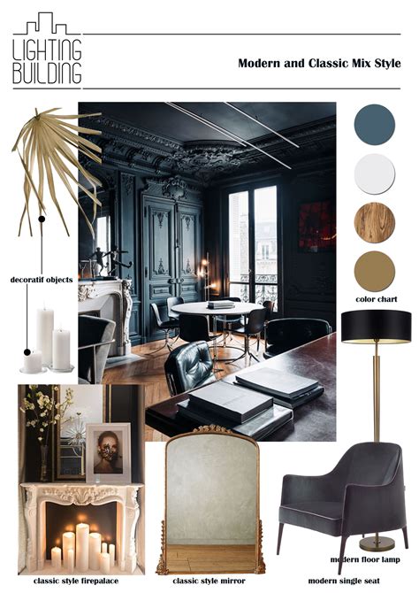 Modern And Classic Mixmoodboard Modern Classic Interior Classic
