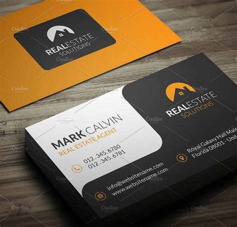 Realtor business cards assure customers that you are a true real estate specialist. 25+ FREE Real Estate Business Card Templates - InDesign, Ms Word, Photoshop | Free & Premium ...