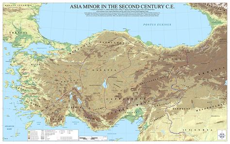 Free Asia Minor Wall Map