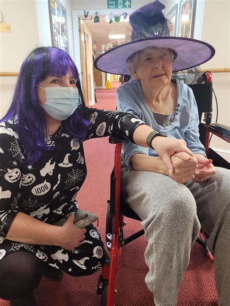 Scarily Good Fun For Wisbech Care Home Residents For Halloween