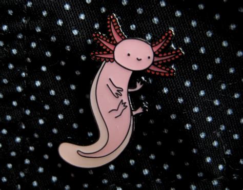 Axolotl Enamel Pin Etsy Uk Enamel Pins Soft Enamel Pins Enamel