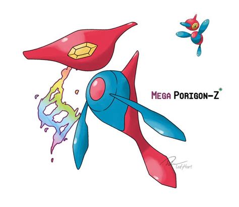 Mega Porygon Z Mega Evolution Pokemon Pokemon Fan Art