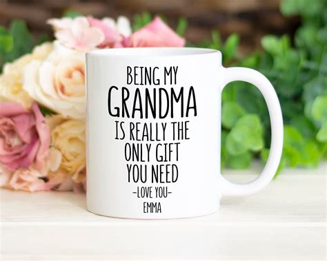 Mug For Grandma Personalized Mug For Grandma Custom Etsy