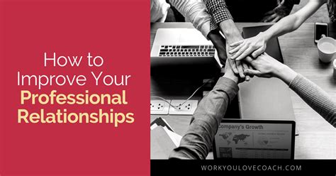 How To Improve Your Professional Relationships
