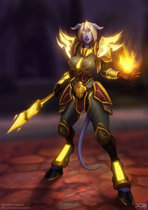 Lightforged Taahla By Barretxiii World Of Warcraft World Of Warcraft