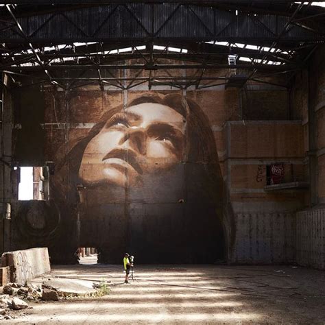 Artist Creates Giant Murals And Destroys Them