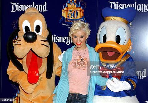 Christina Aguilera Donald Duck Photos And Premium High Res Pictures