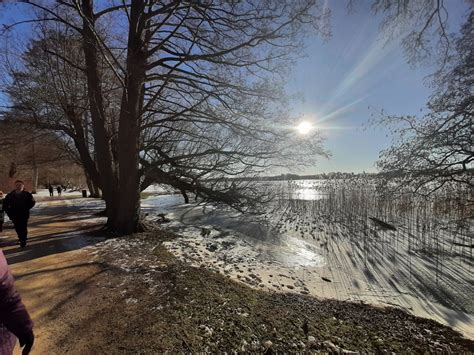 Free Images Winter Lake Snow Sun Soroe Akademi Denmark