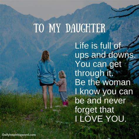 Inspirational Unconditional Love Mother Daughter Quotes Gertysd