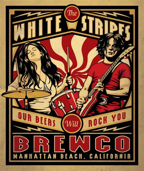 Pin By Berk On The White Stripes Concert Poster Art Music Artwork