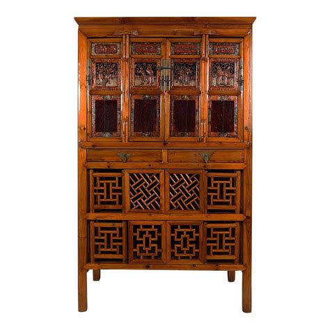 Chinese Antique Kitchenentertainment Cabinet Chairish