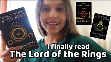 I Finally Read The Lord Of The Rings Youtube