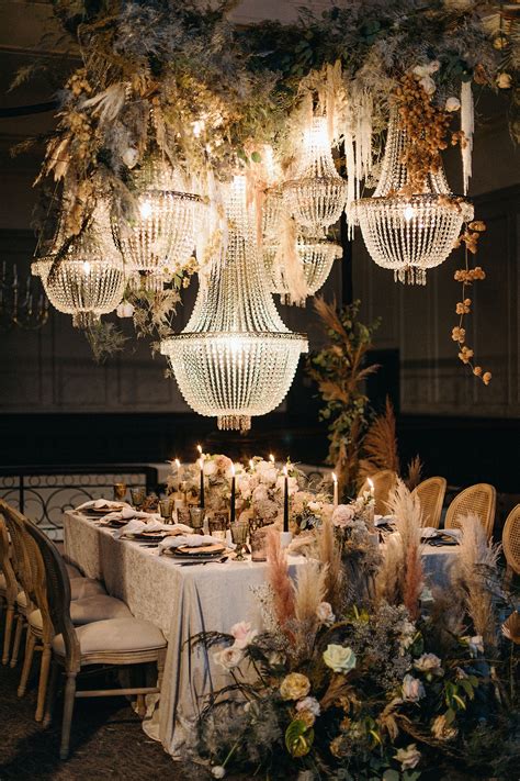 This Light Inspired Wedding With Chandelier Decor Has A Significant Meaning
