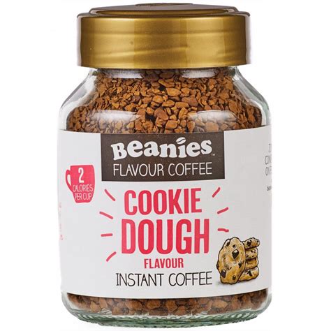 Beanies Cookie Dough Flavoured Instant Coffee 50 G Approved Food