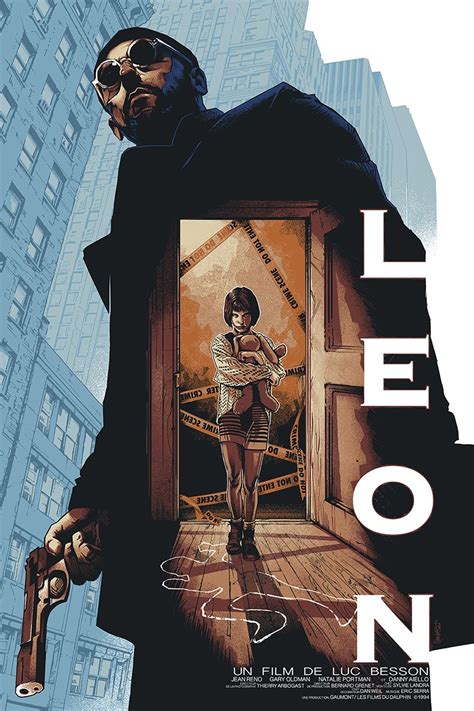 Léon The Professional By Barret Chapman Film Poster Design Movie