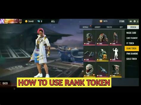 Simply amazing hack for free fire mobile with provides unlimited coins and diamond,no surveys or paid features,100% free stuff! How to use rank token in free fire - YouTube