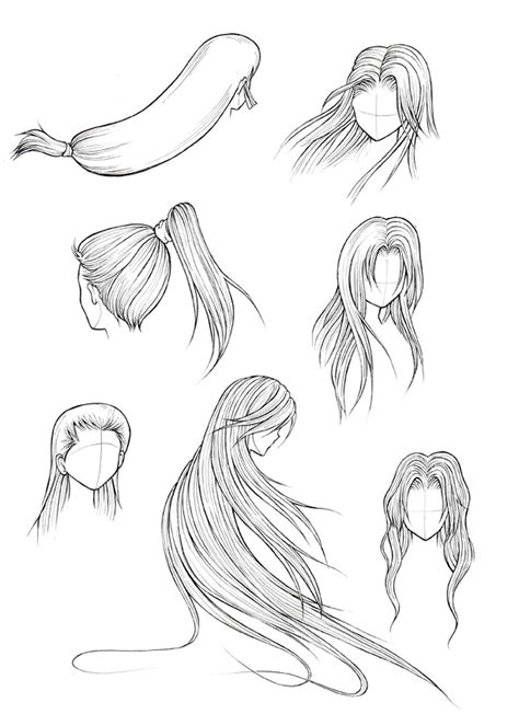 16 Anime Hair Flowing From Back