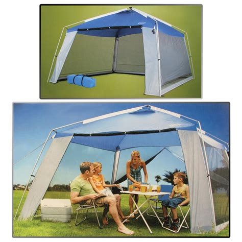 Find protection from the sun, wind and bugs under a coleman® 10 x 10 instant screened canopy at your next picnic, bbq or campout. Trademark® Northpole 12x12' Screen Tent - 164855, Screens ...