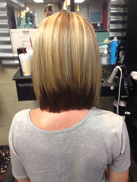 The layers curve along the shape of your head. Inverted bob by Madison Fuller with Hair & Co. Orange, TX ...
