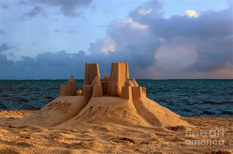 Sand Castle In The Caribbean At Dawn Photograph By Viktor Birkus Pixels