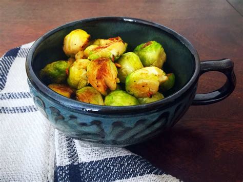 Roasted brussels sprouts are my sister karen's contribution to our holiday dinners. Pan Fried Brussel Sprouts Recipe by Archana's Kitchen