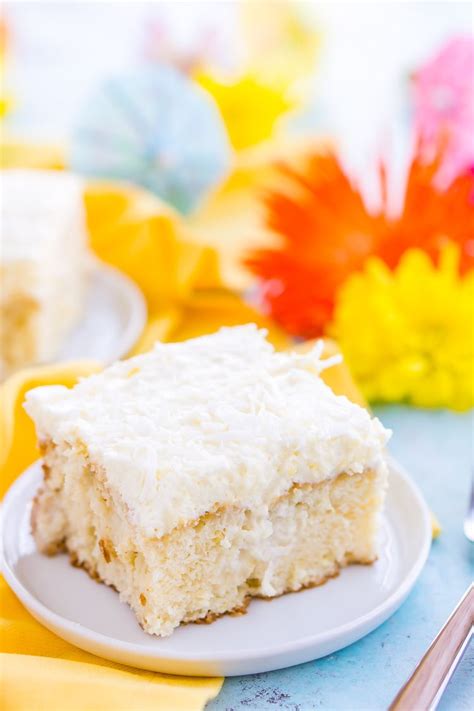 It's cake that is similar to the pina colada poke cake. This Coconut Poke Cake is easy to make, loaded with ...