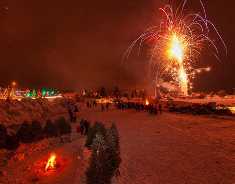 Frisco Colorado Is Burning Used Christmas Trees In A Bonfire This