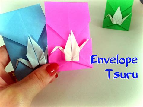 Como Fazer Origami Envelope Tsuru Grou Passo A Passo Como Fazer