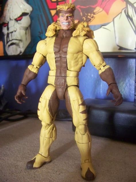 Classic Sabretooth Marvel Legends Custom Action Figure With Images