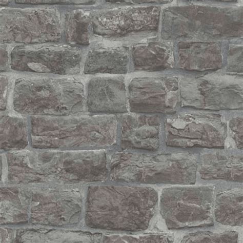 Erismann Brix Brick Pattern Wallpaper Faux Stone Effect Realistic