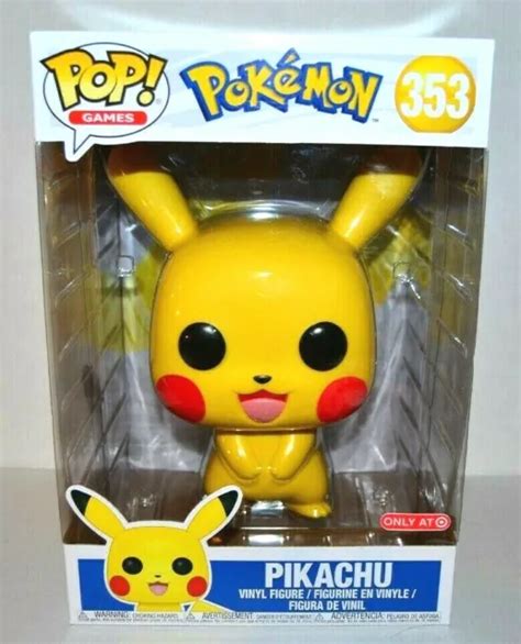 Funko Pop Games Pokemon Pikachu 10 Inch 353 Vinyl Figure Target