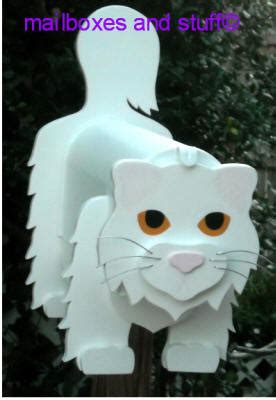 No bullying, name calling, or insults. Persian Cat Mailbox, Custom Cat Mailboxes