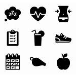 Fitness Lifestyle Gym Healthy Icons Icon Packs