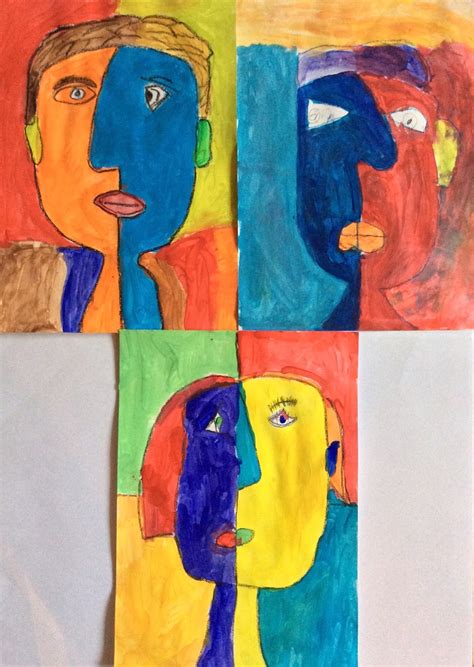 Visual Arts At Ais Picasso Inspired Self Portrait 2b
