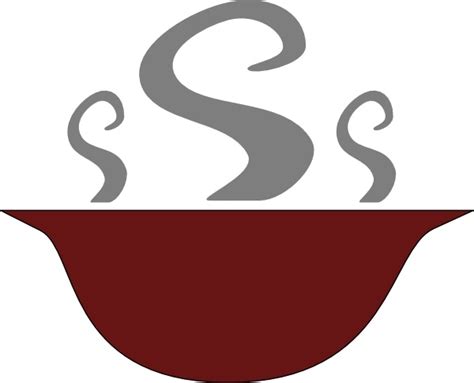 Bowl Of Steaming Soup clip art Free vector in Open office drawing svg ...