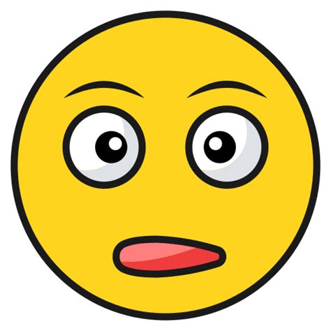 Emoji Emoticon Reactionless Surprised Icon Free Download
