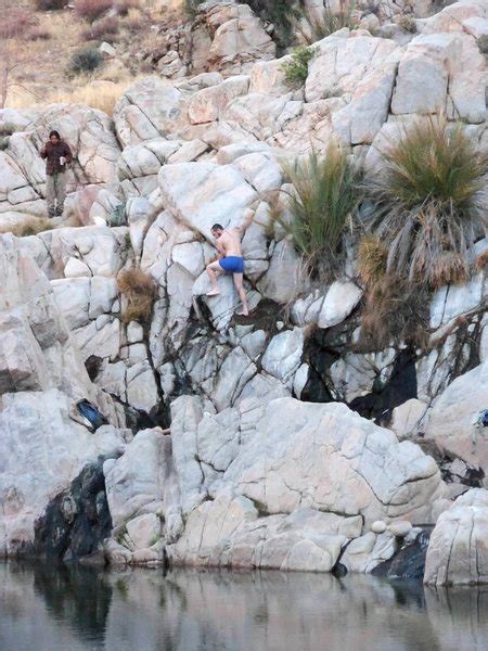 Bouldering In Deep Creek Hot Springs San Bernardino Mountains