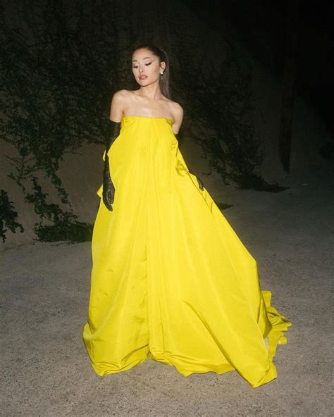 Ariana Grande Is A Vision In Yellow Valentino Vogue
