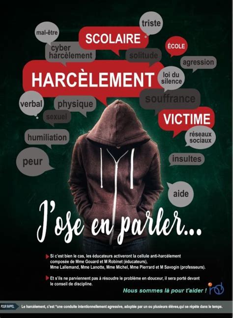 Forums pour discuter de harcèlement, voir ses formes composées, des exemples et poser vos questions. Harcèlement? J'ose en parler | IND Bertrix