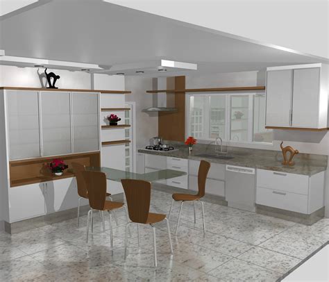 Cozinha Planejadas Pequenas Decorada Americana Modulada Luxo Moderna Kitchen