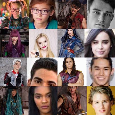 Descendants 2 Cast Disney Channel Descendants Disney Descendants